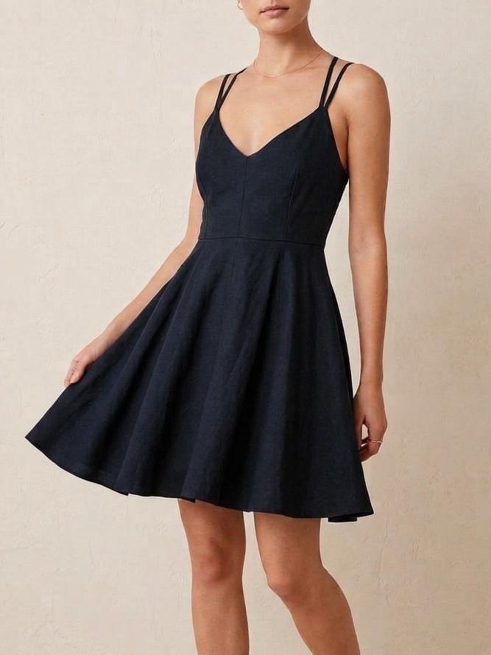 Windsor Navy Blue Skater Dress